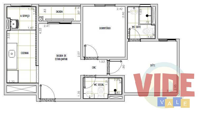 Apartamento à venda com 2 quartos, 51m² - Foto 24