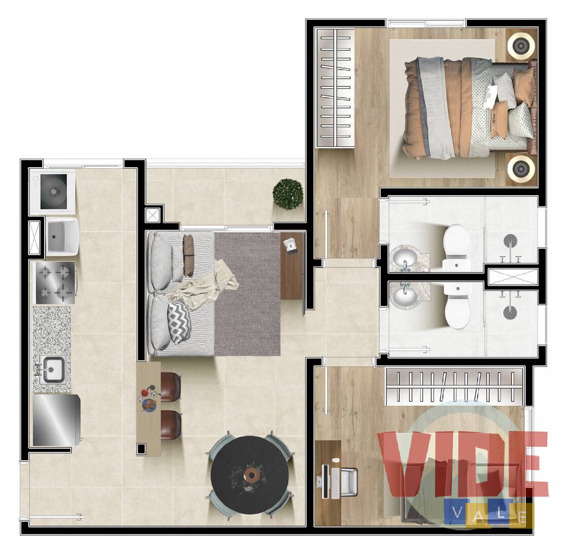 Apartamento à venda com 2 quartos, 51m² - Foto 21