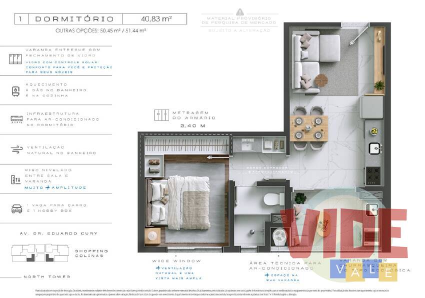 Apartamento à venda com 3 quartos, 85m² - Foto 9