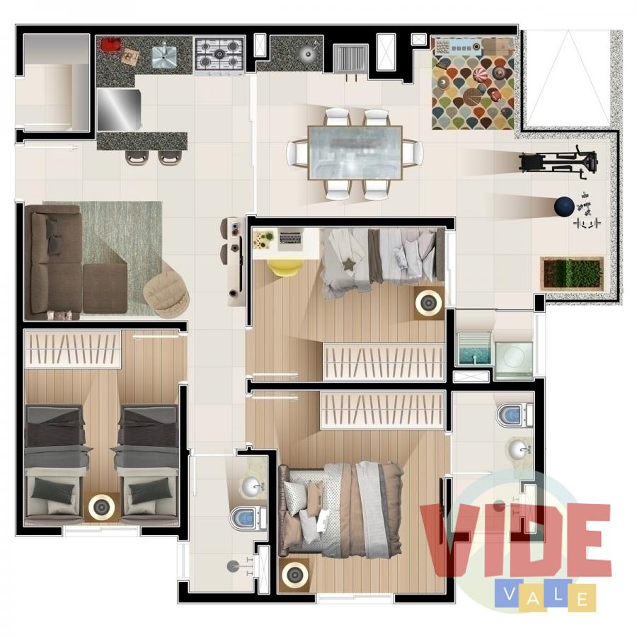 Apartamento à venda com 2 quartos, 56m² - Foto 18