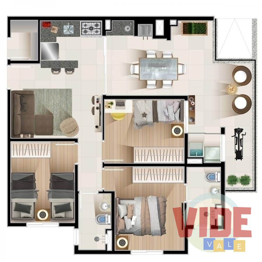 Apartamento à venda com 2 quartos, 56m² - Foto 19