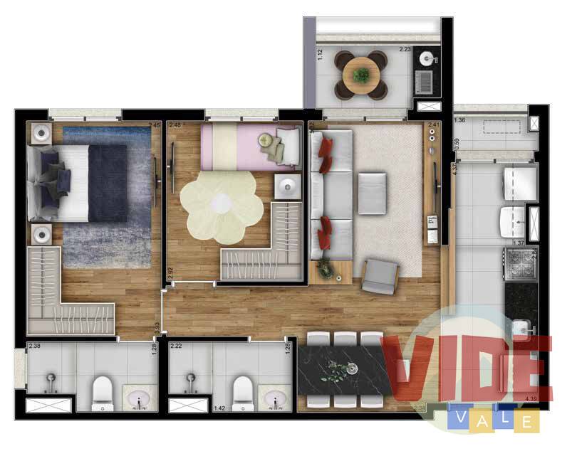 Apartamento à venda com 1 quarto, 33m² - Foto 27