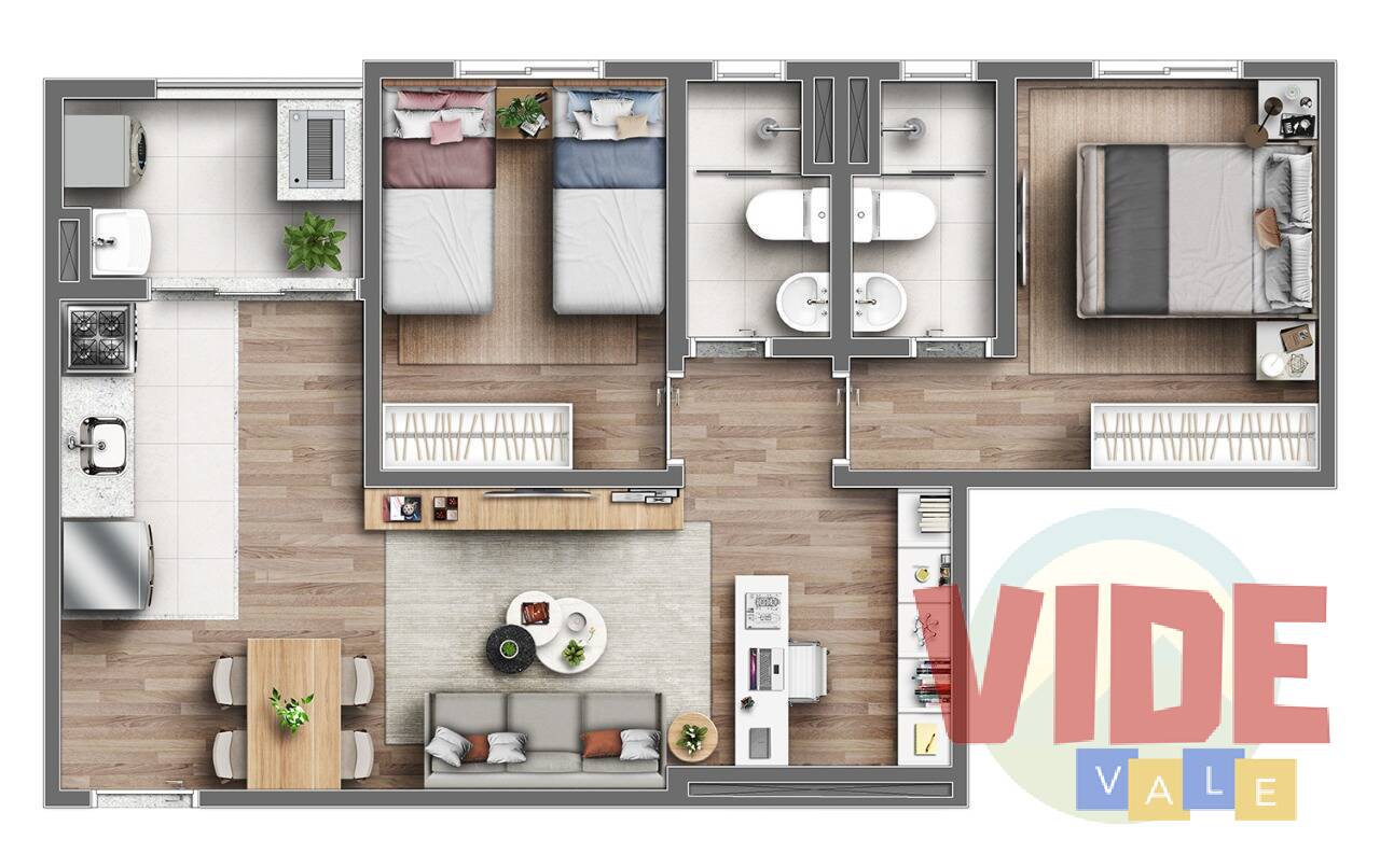 Apartamento à venda com 2 quartos, 58m² - Foto 18