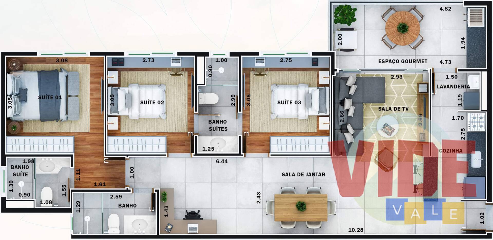 Apartamento à venda com 2 quartos, 79m² - Foto 10