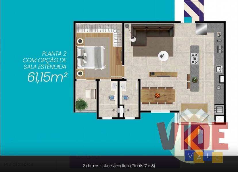 Apartamento à venda com 2 quartos, 61m² - Foto 23