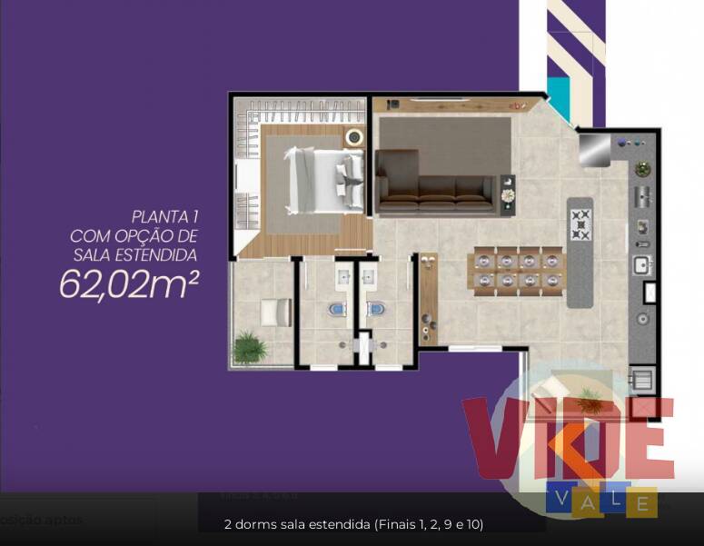 Apartamento à venda com 2 quartos, 61m² - Foto 24