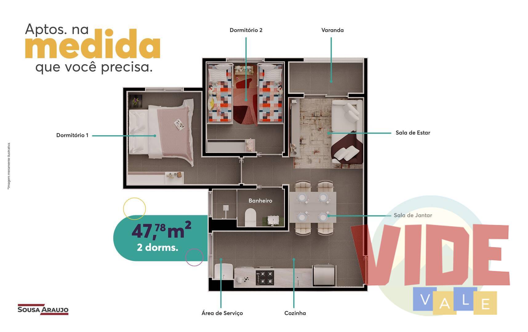 Apartamento à venda com 2 quartos, 48m² - Foto 30