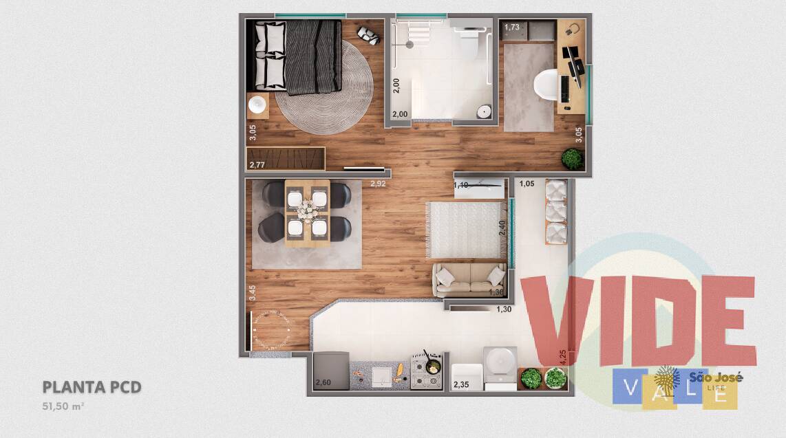 Apartamento à venda com 2 quartos, 51m² - Foto 16