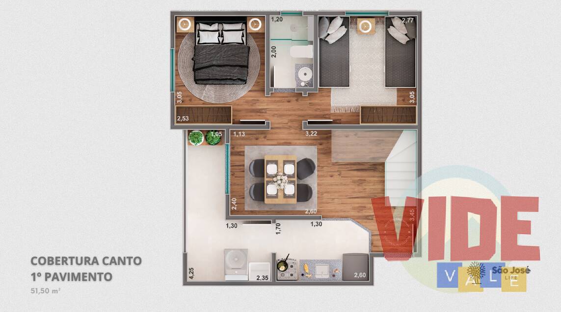 Apartamento à venda com 2 quartos, 51m² - Foto 17