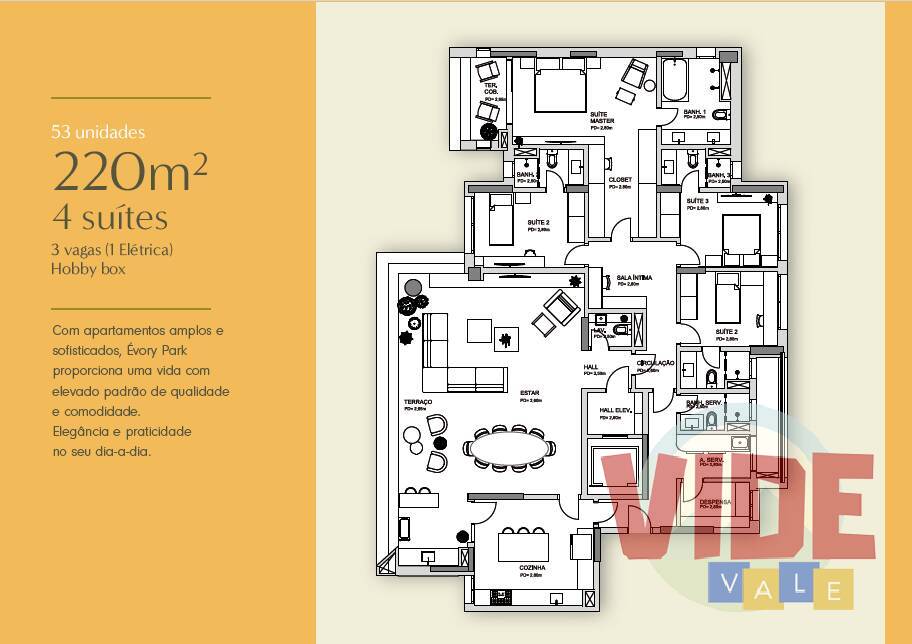 Apartamento à venda com 5 quartos, 300m² - Foto 17