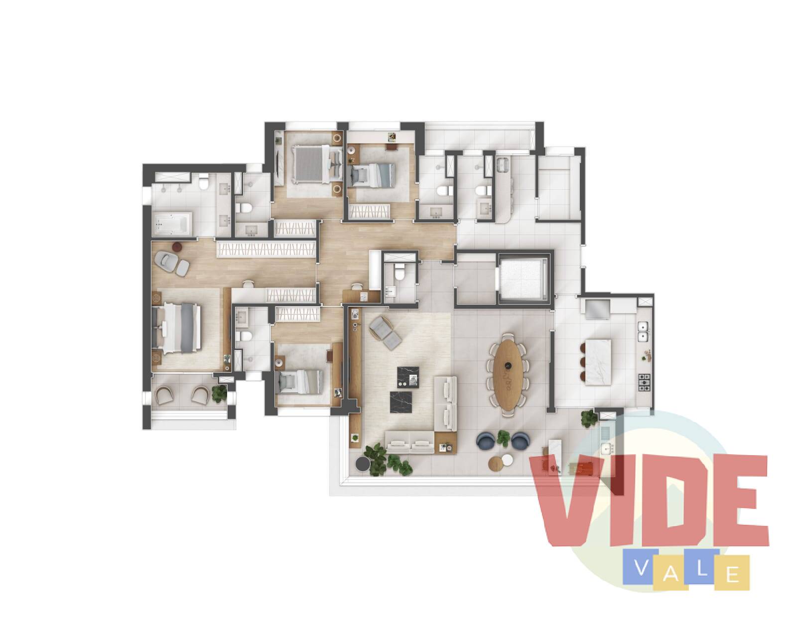 Apartamento à venda com 4 quartos, 220m² - Foto 16