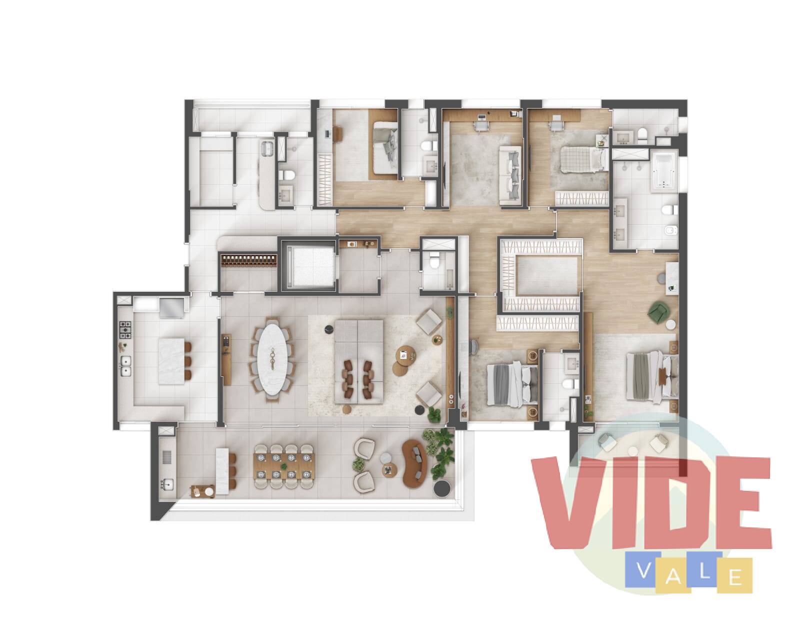 Apartamento à venda com 4 quartos, 220m² - Foto 19