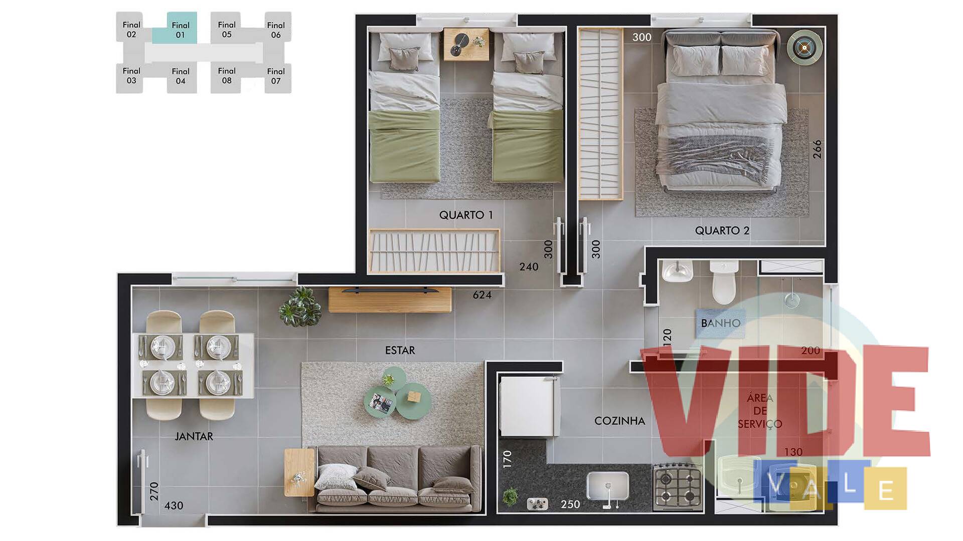 Apartamento à venda com 2 quartos, 46m² - Foto 20