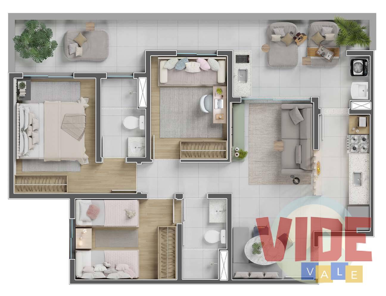 Apartamento à venda com 2 quartos, 54m² - Foto 30