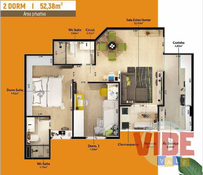 Apartamento à venda com 3 quartos, 65m² - Foto 24